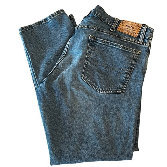 Polo Ralph Lauren Other - Polo Ralph Lauren Varick Jeans Mens 38x30 Blue Denim Slim‎ Straight